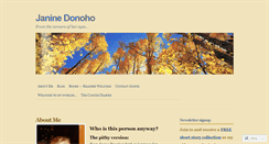 Desktop Screenshot of janinedonoho.com